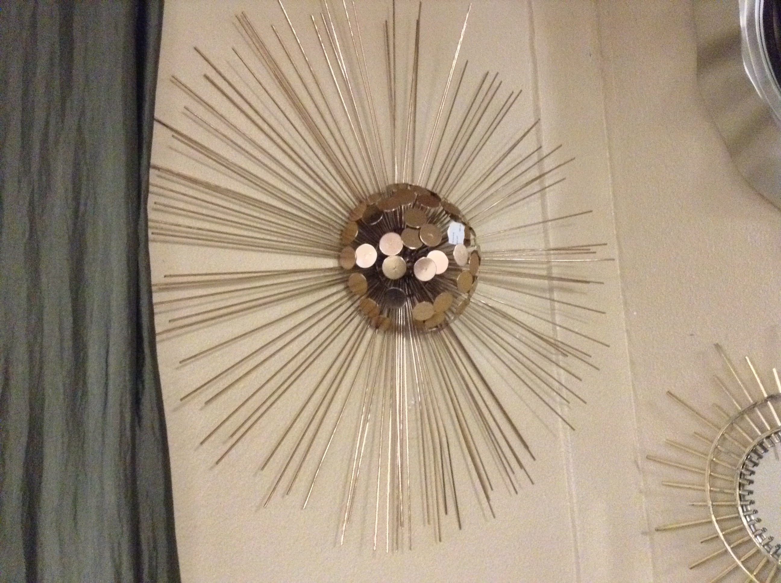 Copper Starburst Wall Art