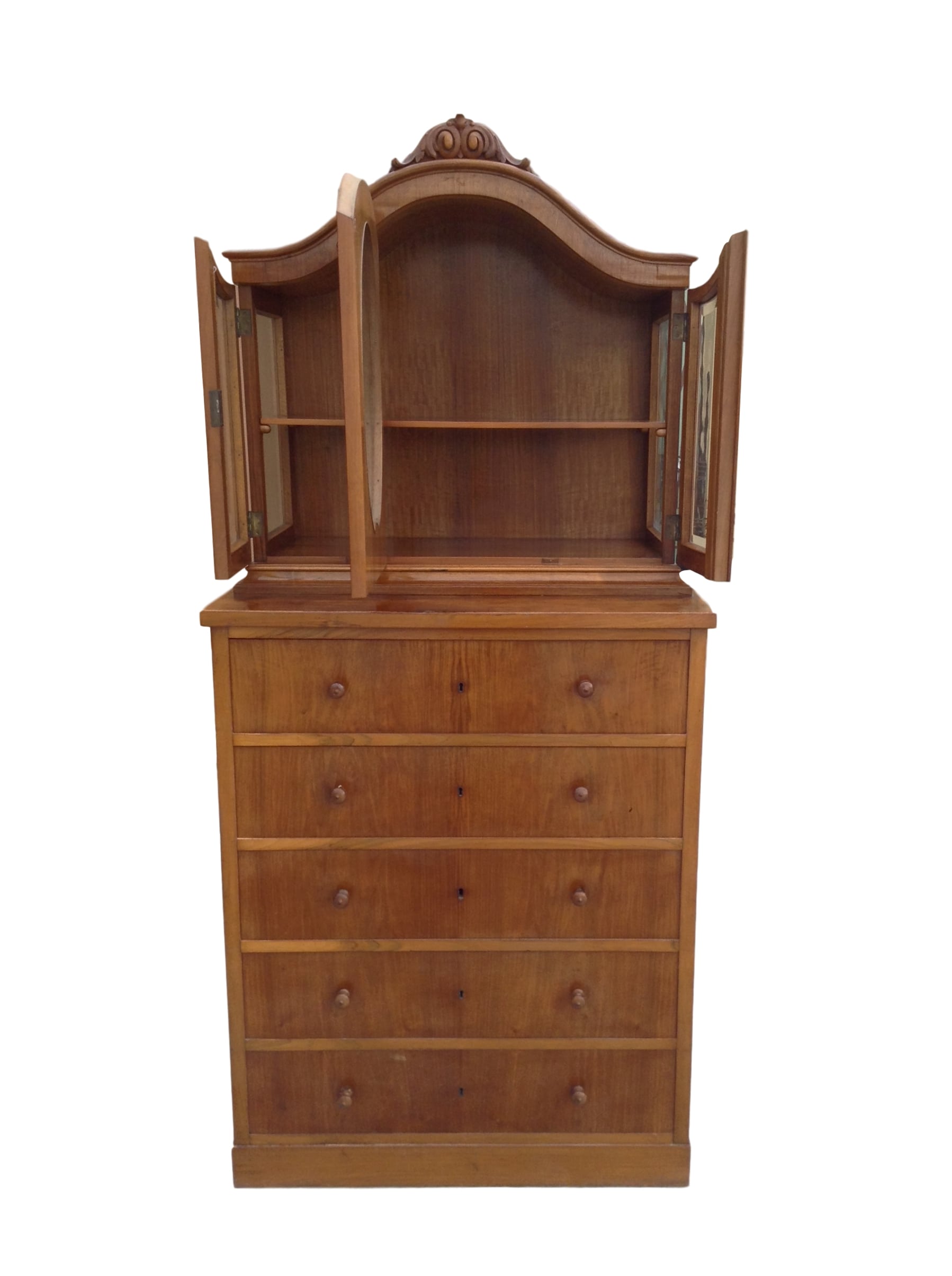 Dresser w/ Curio Alabama Furniture