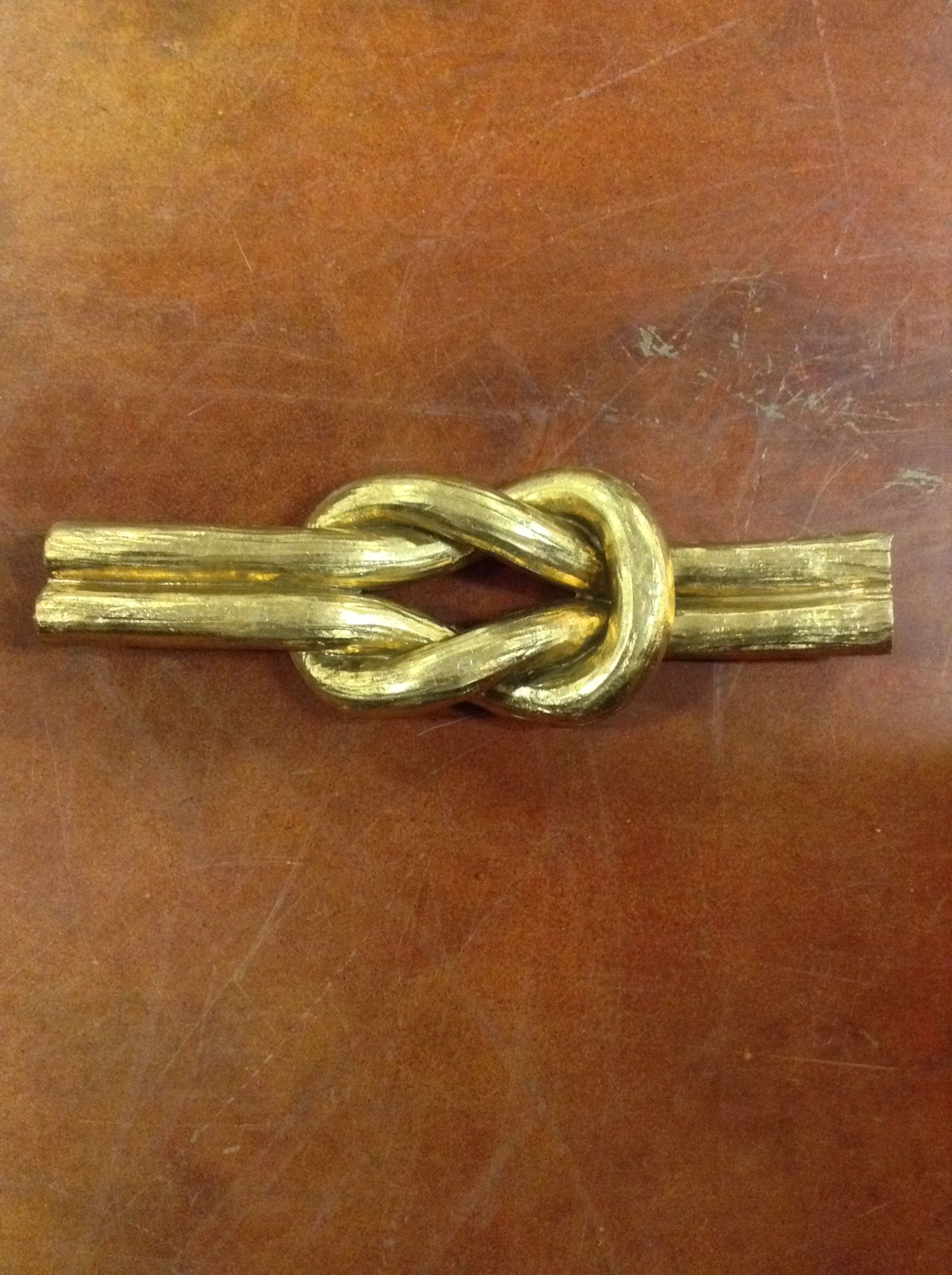 Gold Square Knot Sculpture Alabama Furniture