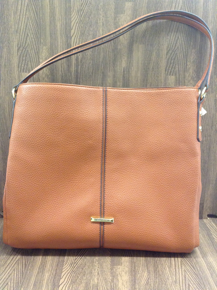 Ann Klein Burnt Orange Purse Large Satchel Handbag Pebble 9d All Ann Klein Burnt Orange Purse Large Satchel Handbag