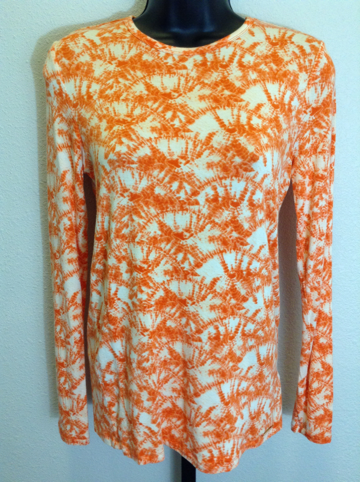 michael kors shirts womens orange