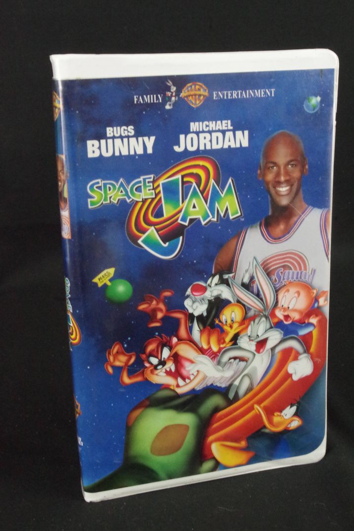 Space jam michael jordan space jam clamsheel VHS movie bugs bunny 3H