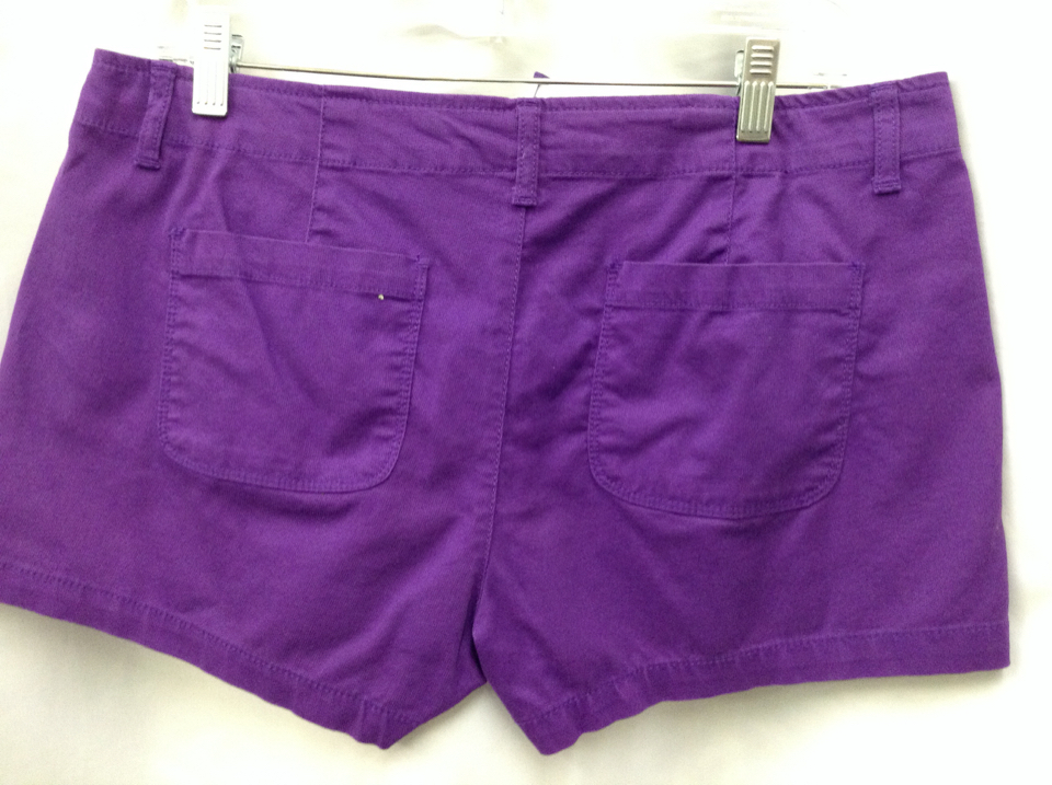 ladies purple shorts