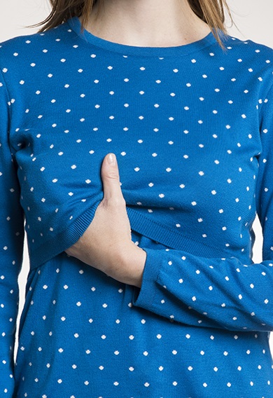 boob Knitted Polka Dot Jumper | Bellies in Bloom Maternity