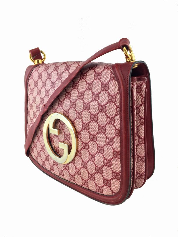 Consigned Designs | Gucci Handbags | Red Vintage Monogram Canvas Blondie Bag