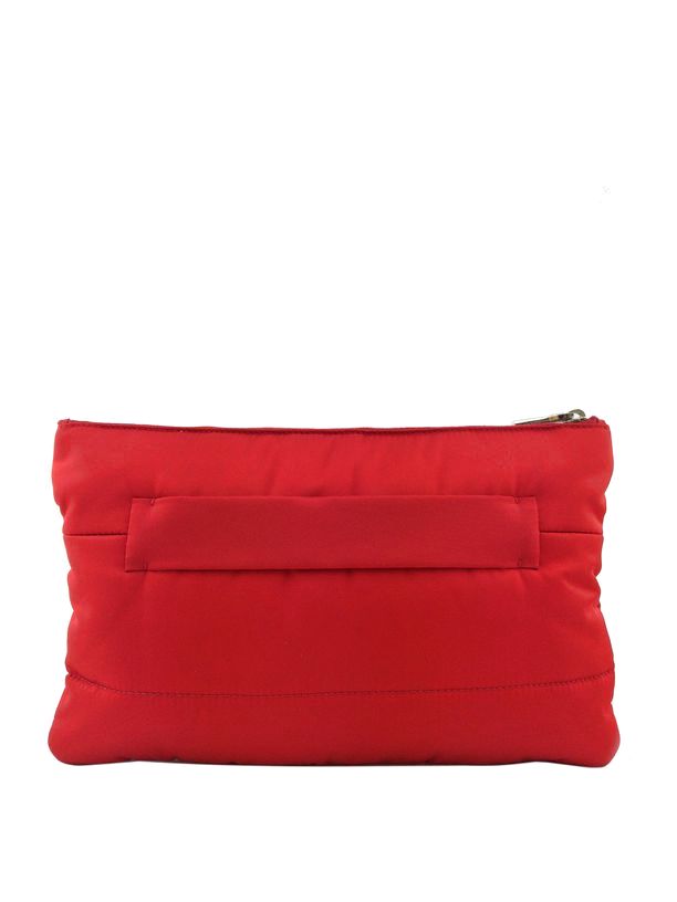 NEW Prada Tessuto Bomber Clutch Bag Red | Consigned Designs ...