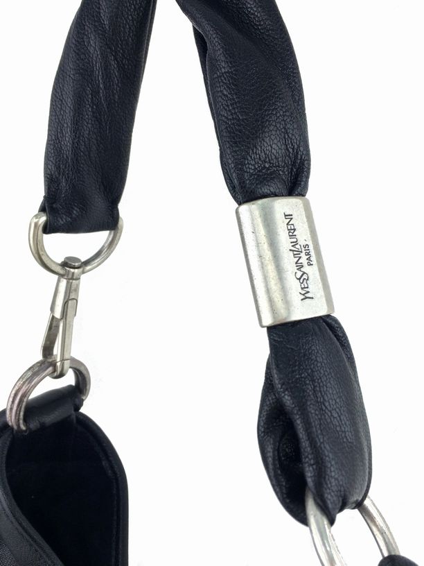 Consogned Designs | Yves Saint Laurent Handbags | Black Leather ...  