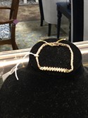 14 K Gold Rope and Diamond Bracelet