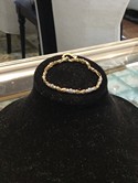 14 K Gold and Diamond Bracelet
