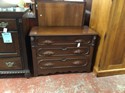 Chest of Drawers/ antique mahogany 3 drawer chest 40.5 x 19 x 30 hi