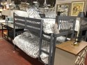 Grey Bunkbeds Twin With Mattresses