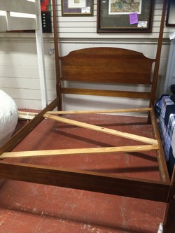 Queen Four Poster Cherry Bed HB,FB,Rails and Slats