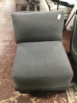 linen slipper chair