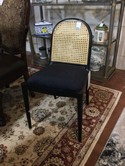 TOV Black Kora Cane Dining Chair