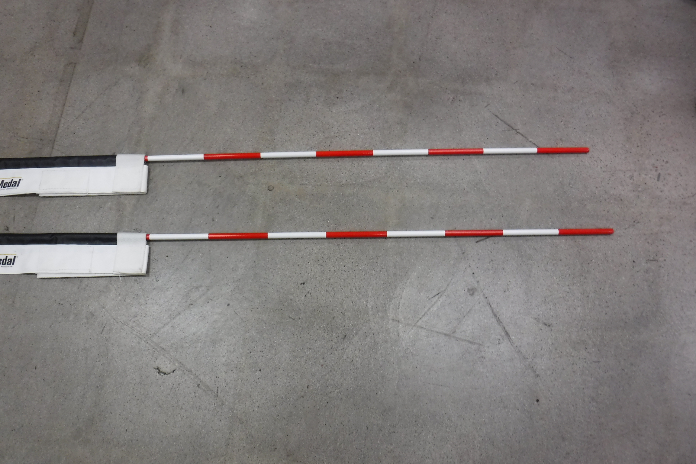 New Gold Medal Volleyball Antenna w/ Sleeve Set of 2 C & S Sporting