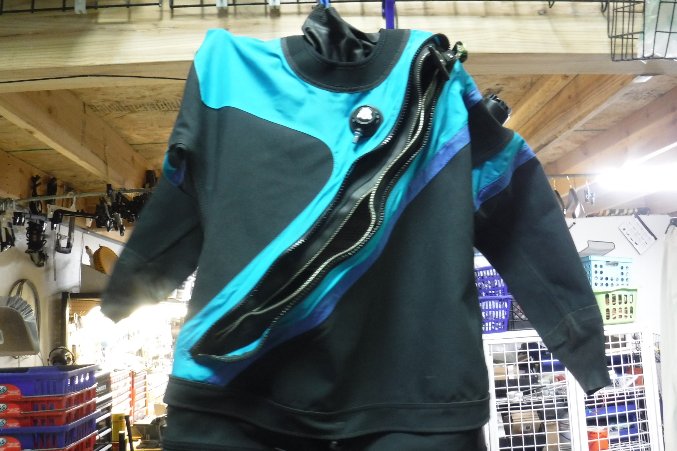 Used DUI Womens Large Full Drysuit C & S Sporting Goods