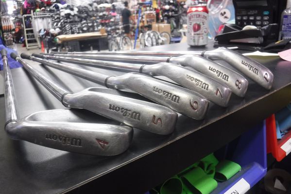 wilson deep red iron set