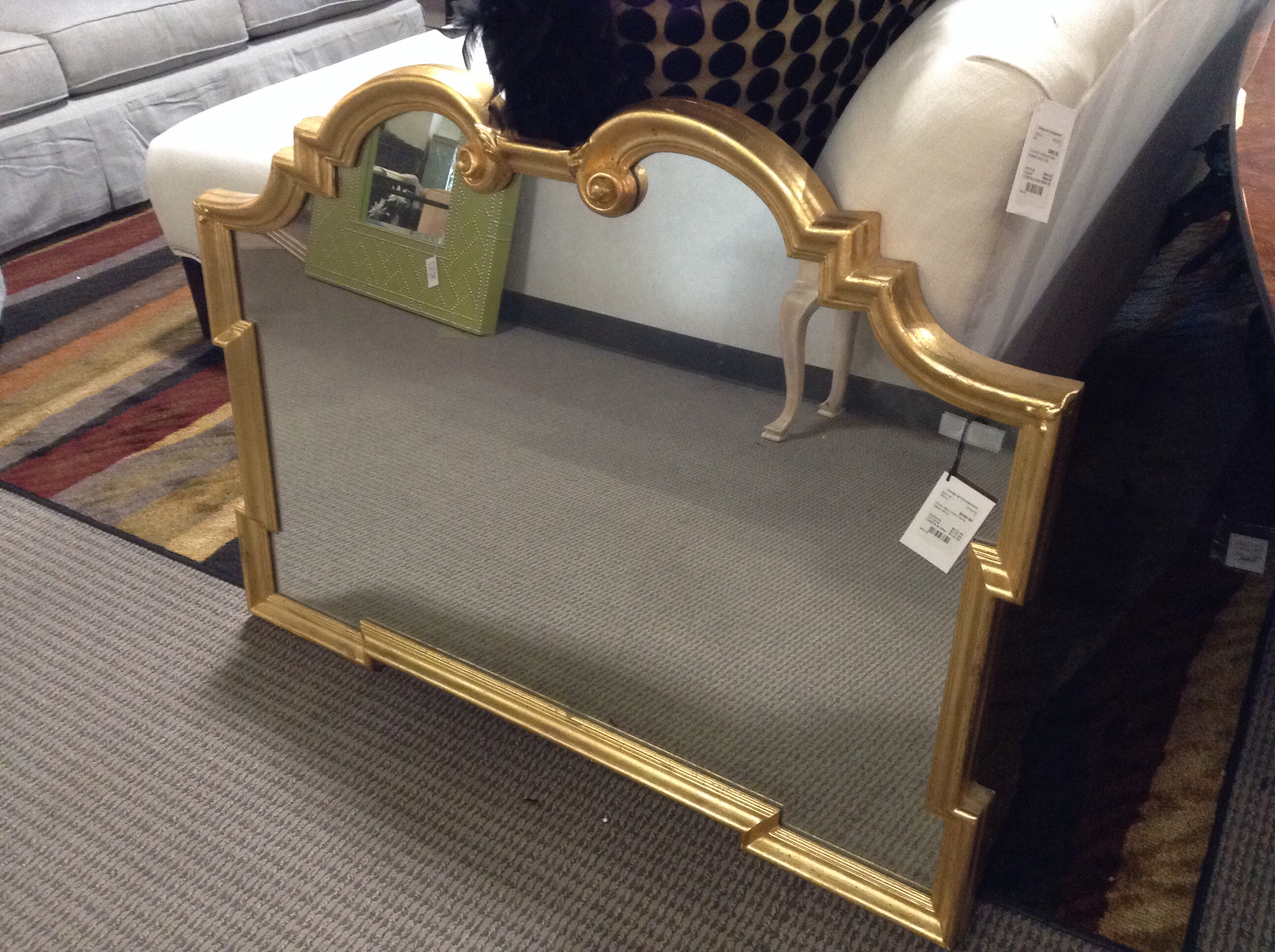 Ethan Allen Gold Frame Italian Mirror Design With Consignment, LLC