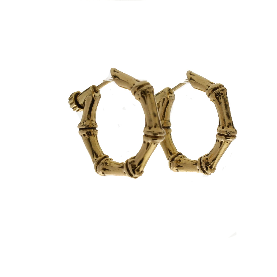 Gold Bamboo Hoop Earrings Design With Consignment Llc Gold Bamboo Hoop Earrings 83918a Jpg
