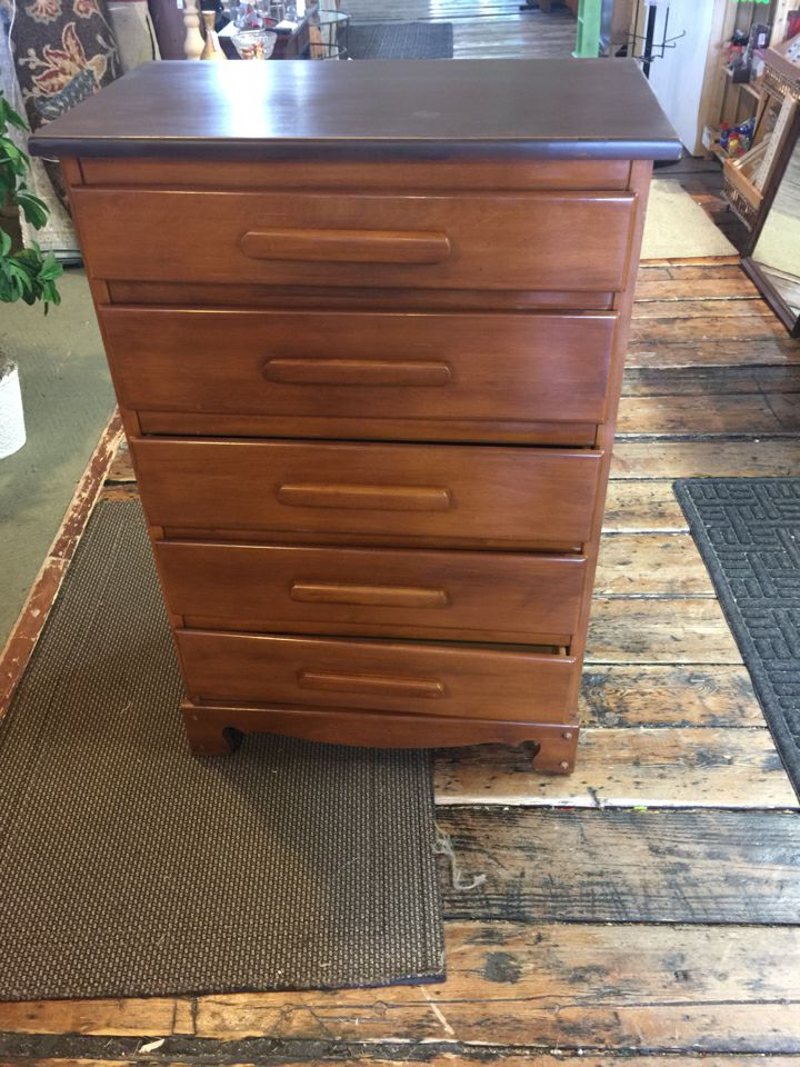 Wooden 2 Tone 5 Drawer Dresser Eci Stores