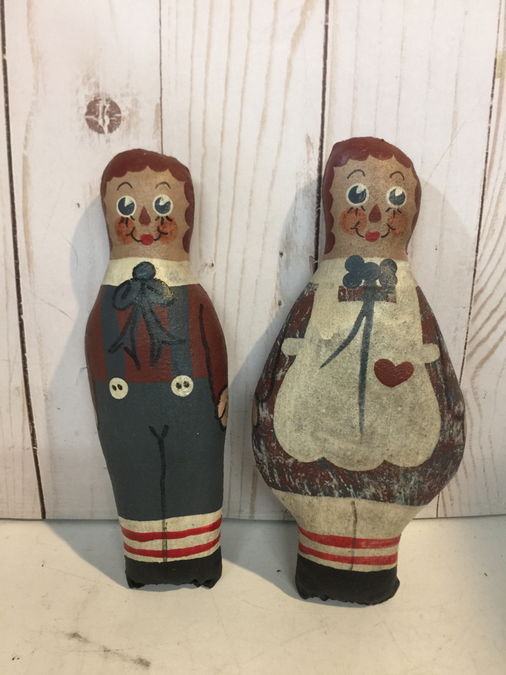 Primitive Style Painted Raggedy Ann Andy Set Eci Stores