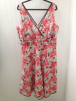 pink dress size 20