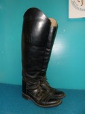 Effingham 7.5 Black Leather USED - Good Field Boots - Laced