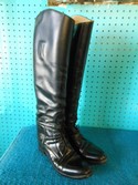 Effingham 8 Black Leather USED - Good Field Boots - Laced