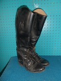 Cavalier 5 Black Leather USED - Good Field Boots - Laced