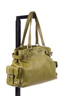 black prada purse - Prada Olive Leather Vitello Daino Handle Bag | To Be Continued...A ...