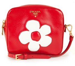 where to buy prada handbags - prada bronze leather handbag w side ruffles brown glitter enamel ...